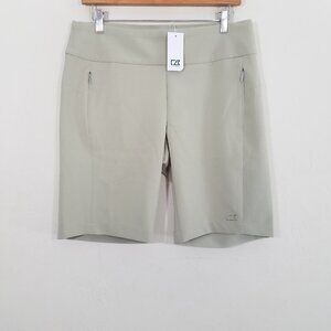 NWT Cutter & Buck CB DryTec 50 UPF Pull-On Shorts Zip Pockets Size M